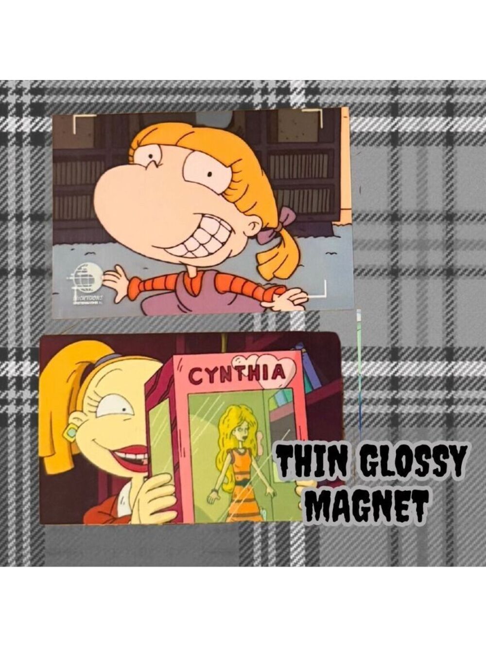 Rugrats Charlotte and Cynthia Thin Glossy Magnet Set of 2